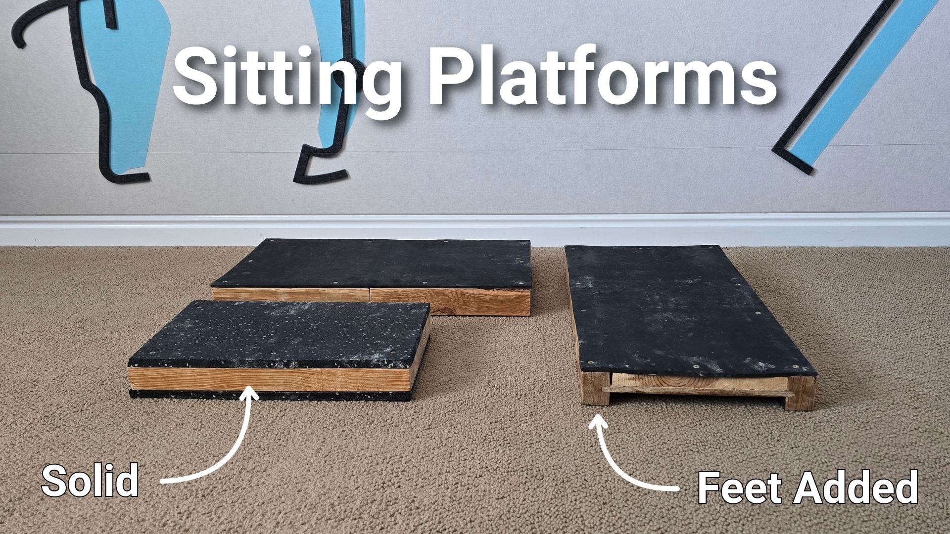 Sitting Platforms for Canine Fitness